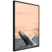 Poster Dance at Dawn - seascape of dolphins in the sea against a rising sun 126249 additionalThumb 11