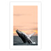 Poster Dance at Dawn - seascape of dolphins in the sea against a rising sun 126249 additionalThumb 25