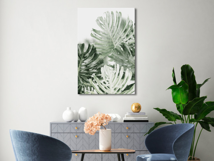 Canvas Print Cool Green (1 Part) Vertical 126849 additionalImage 3