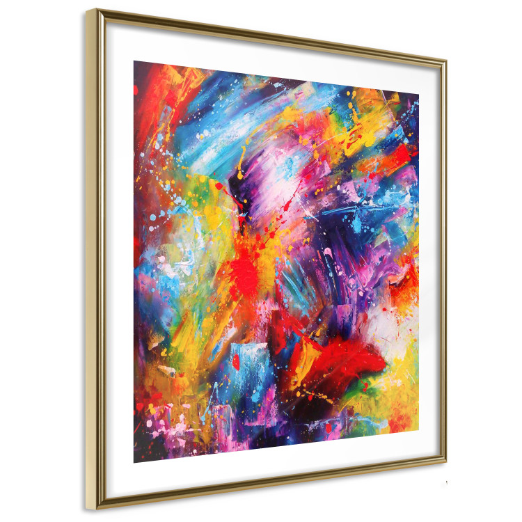 Wall Poster New Year - abstract and multicolored composition in a watercolor motif 127049 additionalImage 7