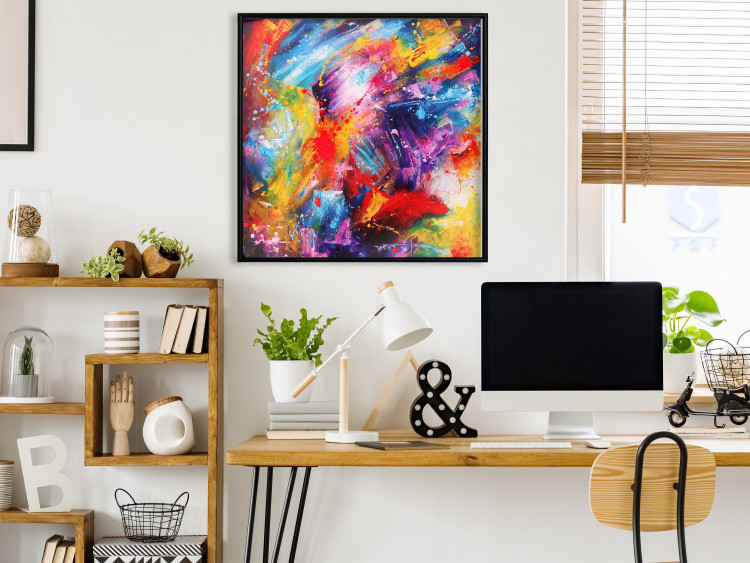 Wall Poster New Year - abstract and multicolored composition in a watercolor motif 127049 additionalImage 4
