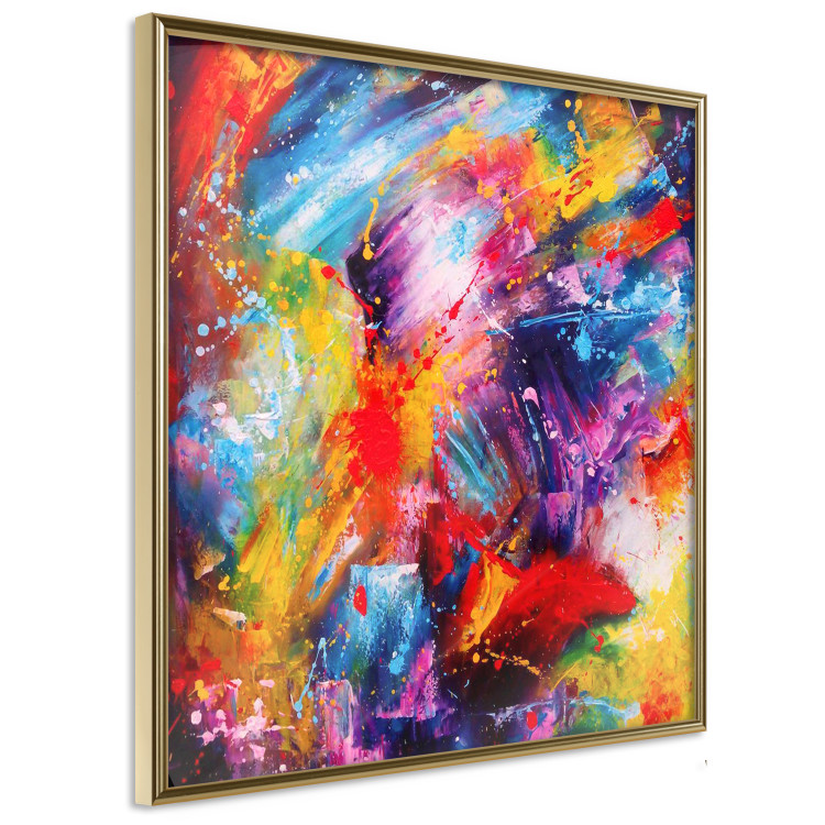 Wall Poster New Year - abstract and multicolored composition in a watercolor motif 127049 additionalImage 12