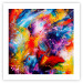 Wall Poster New Year - abstract and multicolored composition in a watercolor motif 127049 additionalThumb 19