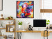 Wall Poster New Year - abstract and multicolored composition in a watercolor motif 127049 additionalThumb 4