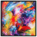 Wall Poster New Year - abstract and multicolored composition in a watercolor motif 127049 additionalThumb 16