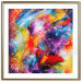 Wall Poster New Year - abstract and multicolored composition in a watercolor motif 127049 additionalThumb 14