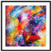 Wall Poster New Year - abstract and multicolored composition in a watercolor motif 127049 additionalThumb 15