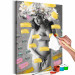 Paint by Number Kit Naked Woman With Flowers 127249 additionalThumb 3