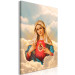Canvas Mary (1-part) vertical - figure of the Virgin Mary among clouds 129349 additionalThumb 2