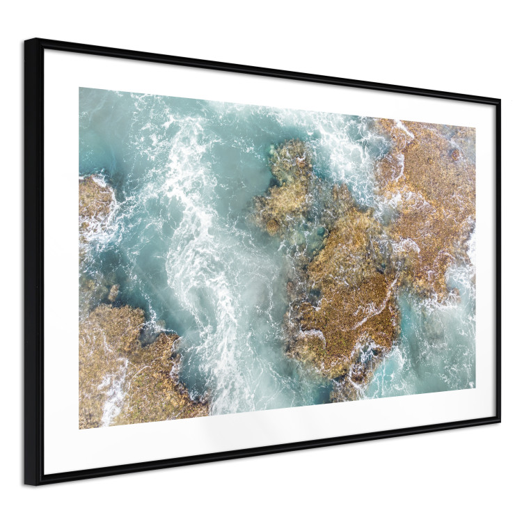 Wall Poster Ningaloo Reef - landscape of a blue ocean among rocks and stones 129849 additionalImage 8