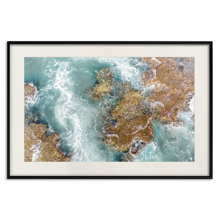 Wall Poster Ningaloo Reef - landscape of a blue ocean among rocks and stones 129849 additionalImage 19