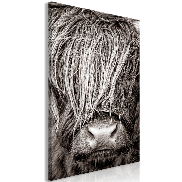 Canvas Print Face to Face with Nature (1-piece) Vertical - photograph of an animal 130249 additionalImage 2