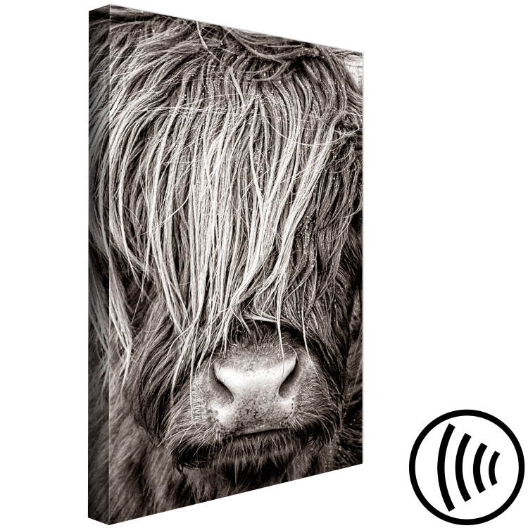 Canvas Print Face to Face with Nature (1-piece) Vertical - photograph of an animal 130249 additionalImage 6
