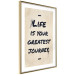 Wall Poster Life is Your Greatest Journey - English text on a beige background 130449 additionalThumb 7