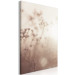 Canvas Meadow in the Morning (1-piece) Vertical - landscape of a meadow in sepia color 130749 additionalThumb 2