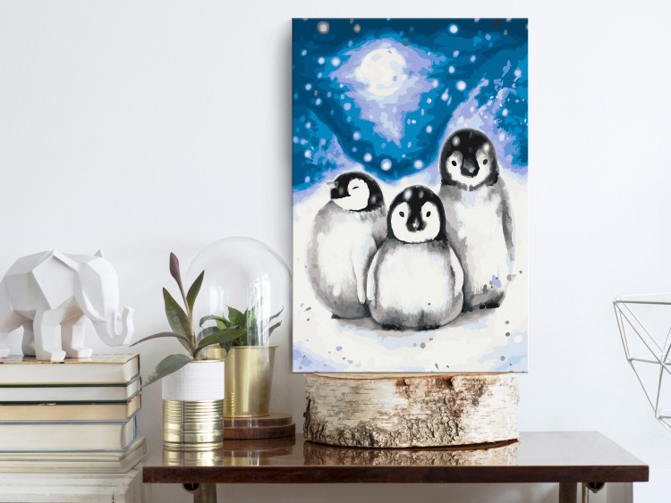 Paint by Number Kit Three Penguins 131449 additionalImage 2