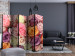 Room Divider Screen Pastel Roses II (5-piece) - romantic bouquet of colorful flowers 132849 additionalThumb 4