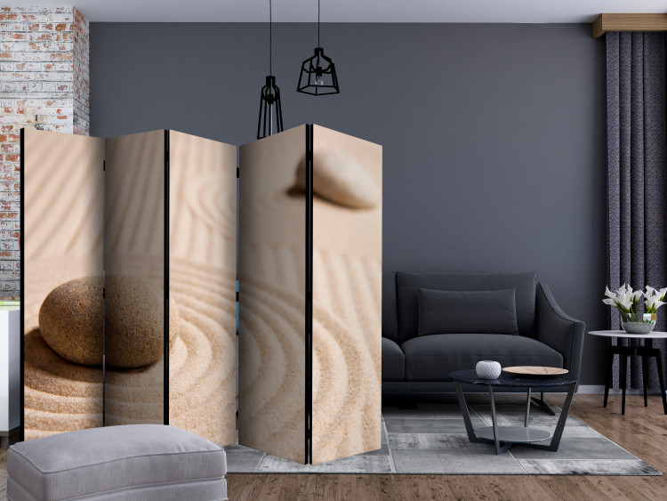 Folding Screen Sand and zen II [Room Dividers] 133249 additionalImage 4