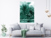 Poster Turquoise Lagoon - tropical palm landscape in turquoise contrast 134449 additionalThumb 7