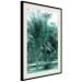 Poster Turquoise Lagoon - tropical palm landscape in turquoise contrast 134449 additionalThumb 9