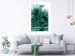 Poster Turquoise Lagoon - tropical palm landscape in turquoise contrast 134449 additionalThumb 8
