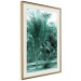 Poster Turquoise Lagoon - tropical palm landscape in turquoise contrast 134449 additionalThumb 14