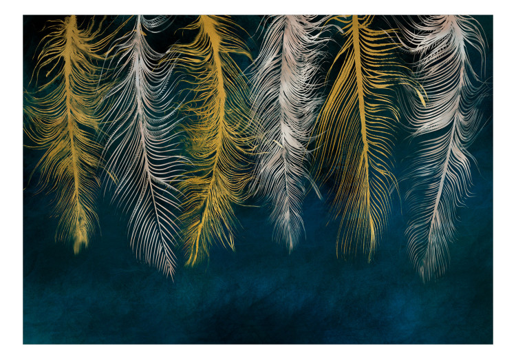 Wall Mural Gilded Feathers 134949 additionalImage 1
