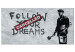 Large canvas print Follow Your Dreams Cancelled by Banksy II [Large Format] 136449
