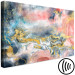 Canvas Print Contemplative Wind (1-piece) Wide - artistic colorful abstraction 143149 additionalThumb 6