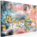 Canvas Print Contemplative Wind (1-piece) Wide - artistic colorful abstraction 143149 additionalThumb 2