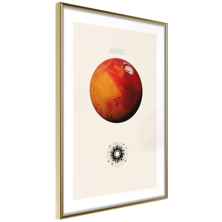 Poster Mars - Red Planet and Abstract Composition With the Solar System 146249 additionalImage 8