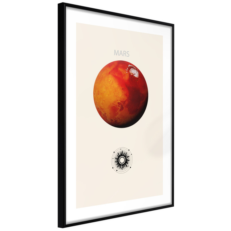Poster Mars - Red Planet and Abstract Composition With the Solar System 146249 additionalImage 12