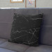 Decorative Microfiber Pillow Scratches on marble - a graphite pattern imitating the stone surface cushions 146849 additionalThumb 4