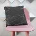 Decorative Microfiber Pillow Scratches on marble - a graphite pattern imitating the stone surface cushions 146849 additionalThumb 2