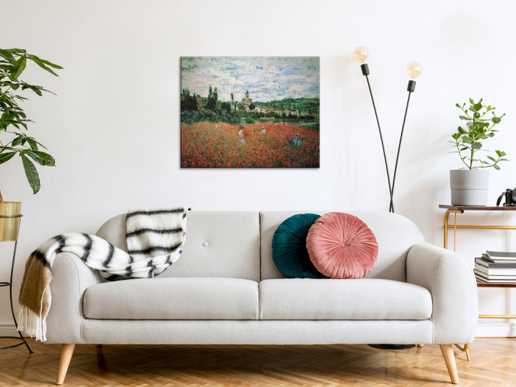 Reproduction Painting Poppy Field Near Vetheuil 150349 additionalImage 5
