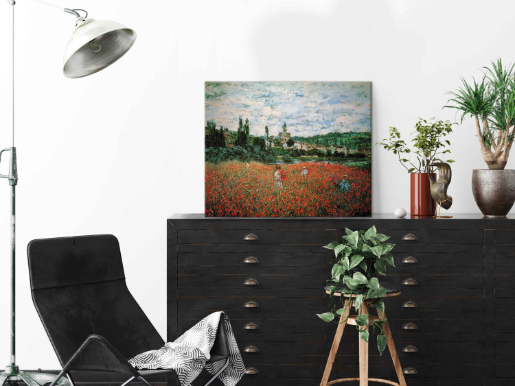 Reproduction Painting Poppy Field Near Vetheuil 150349 additionalImage 4