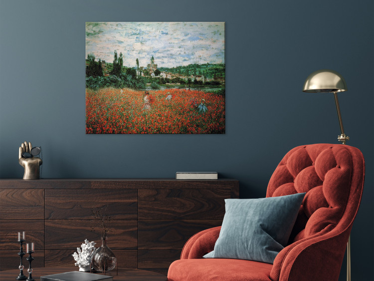 Reproduction Painting Poppy Field Near Vetheuil 150349 additionalImage 3