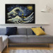 Canvas Art Print Surfer on a Wave - Impressionistic Image Generated by AI 151049 additionalThumb 9