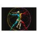 Wall Poster Vitruvian athlete - a composition inspired by da Vinci's creation 151149