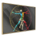 Wall Poster Vitruvian athlete - a composition inspired by da Vinci's creation 151149 additionalThumb 2