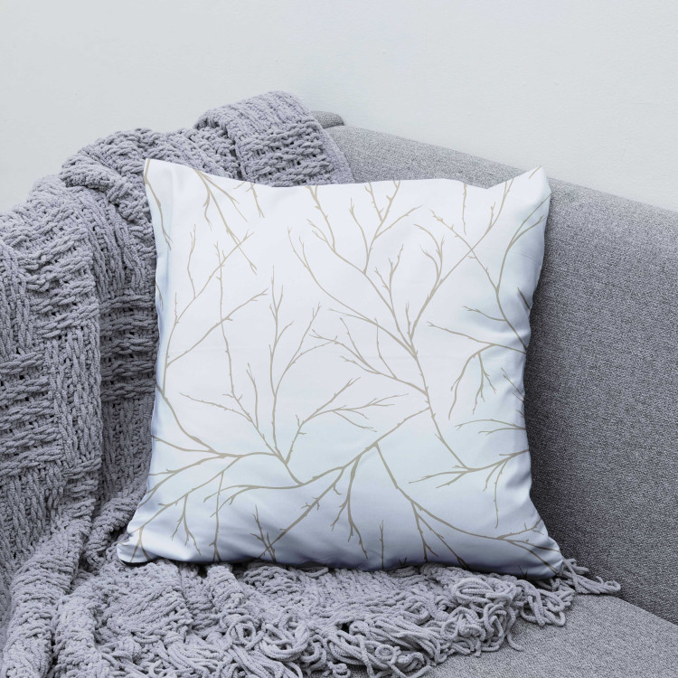 Decorative Microfiber Pillow Arrangement of Twigs - Organic Composition With Delicate Plants 151349 additionalImage 3