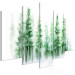 Canvas Spruce Forest - Trees Painted With Watercolor in Delicate Colors 151849 additionalThumb 2