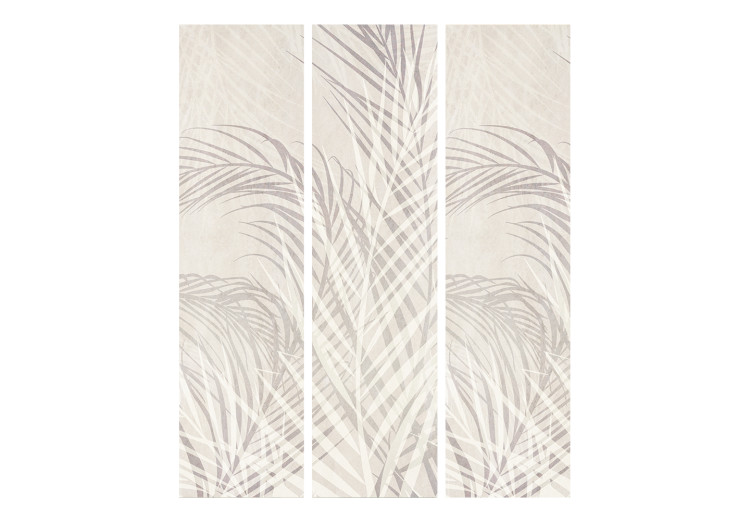 Room Divider Palm Leaves - Plants in Pastel Shades [Room Dividers] 152049 additionalImage 3
