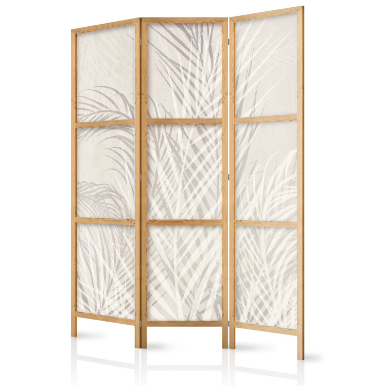 Room Divider Palm Leaves - Plants in Pastel Shades [Room Dividers] 152049 additionalImage 5