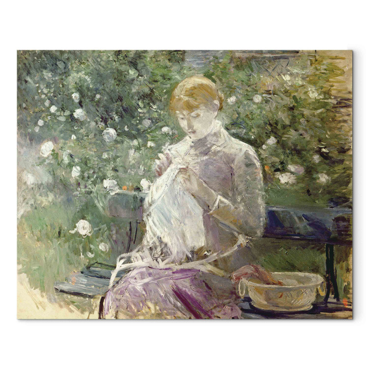 Art Reproduction Pasie sewing in Bougival's Garden 153049