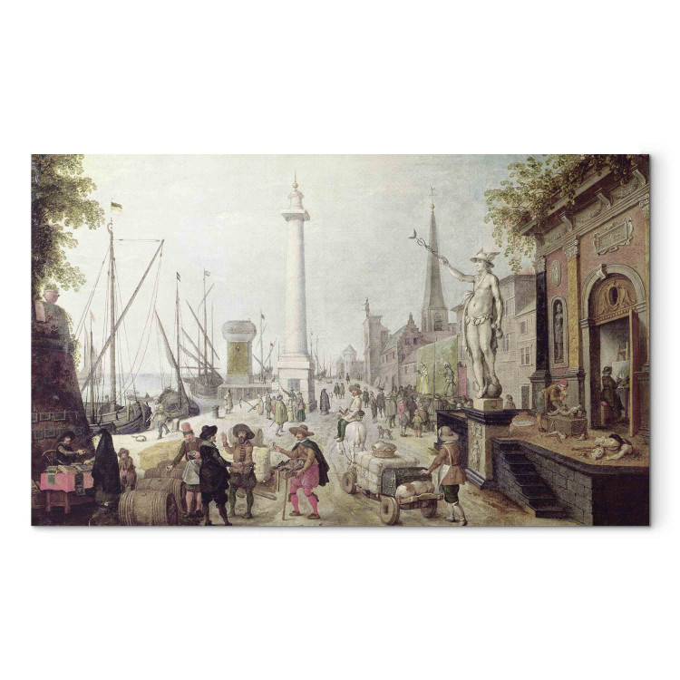 Reproduction Painting The Ancient Port of Antwerp 154649