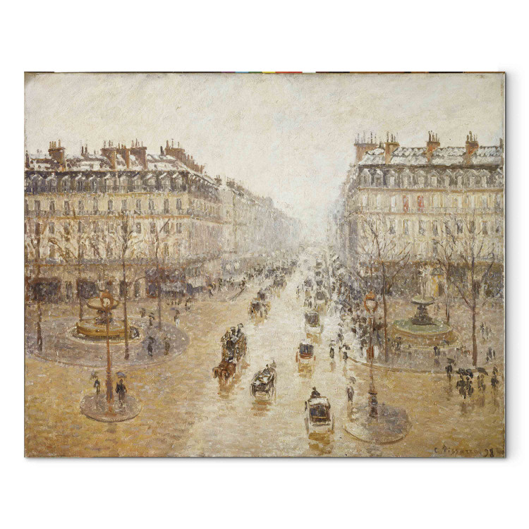 Reproduction Painting Avenue de l'Opéra. Effet de neige. Matin 155849