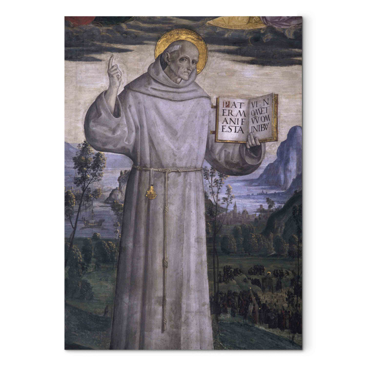 Art Reproduction St. Bernard of Siena with two saints 157549