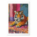 Poster Lying Tiger - A Painterly and Colorful Composition With an Animal 159949 additionalThumb 16