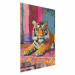 Poster Lying Tiger - A Painterly and Colorful Composition With an Animal 159949 additionalThumb 6